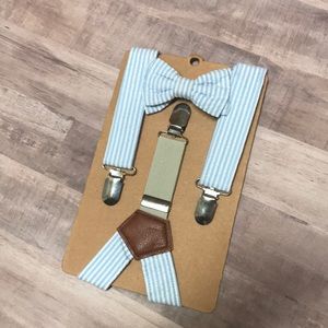 Bowtie & suspenders set